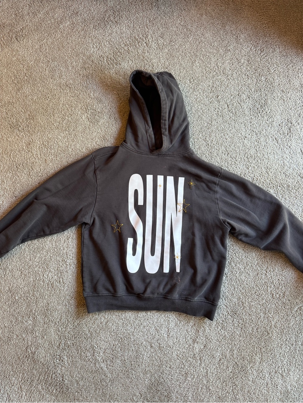 SUN Graphic Hoodie - Black